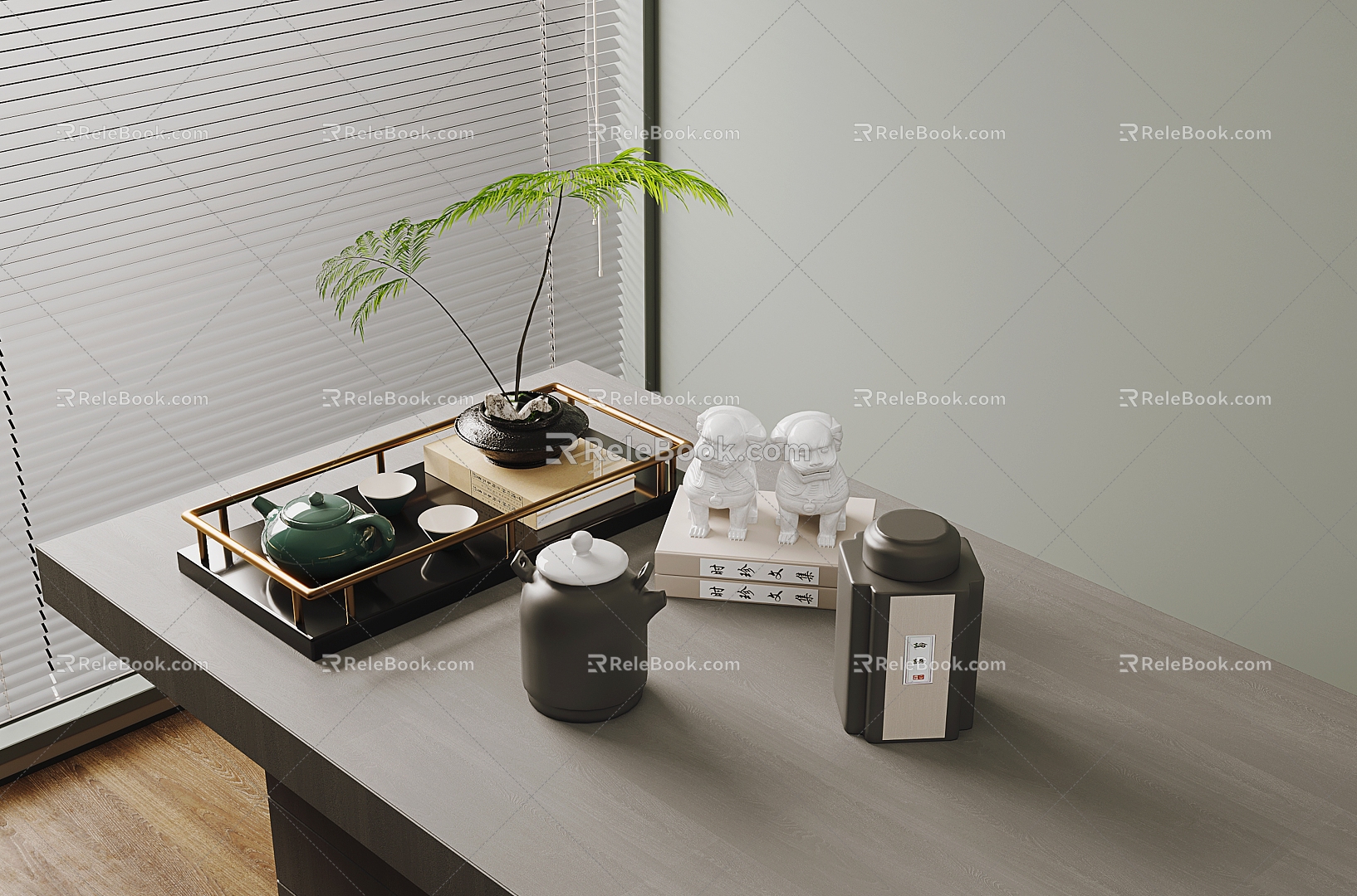 New Chinese Tea Set Tea Set model