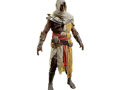 Modern Game Character Man 3d model