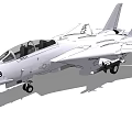 Modern Military Fighter Jet With Twin Tail Cockpit Landing Gear And Number 128