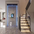modern elevator 3d model