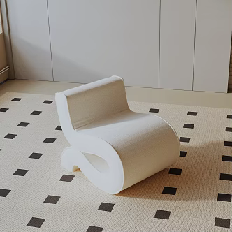 modern leisure chair 3d model