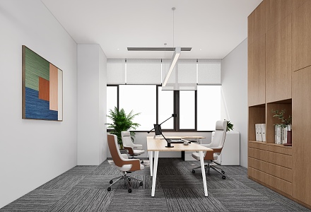 Independent Office Modern Office 3d model