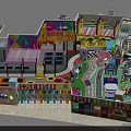 Fun Colorful Indoor Playground With Slides Trampolines Ball Pools Climbing Structures And Piano Steps
