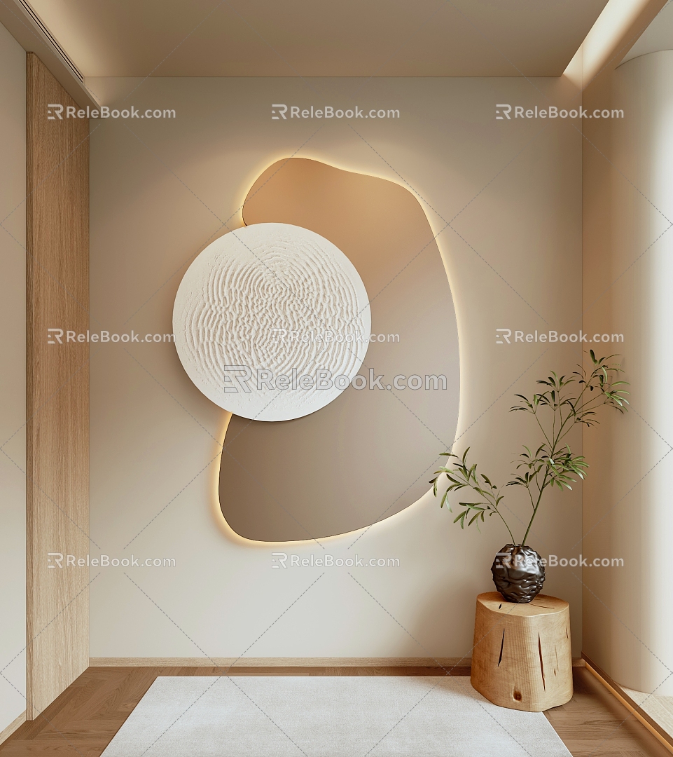 wall decoration special-shaped wall decoration wall installation artwork pendant three-dimensional wall decoration 3d model