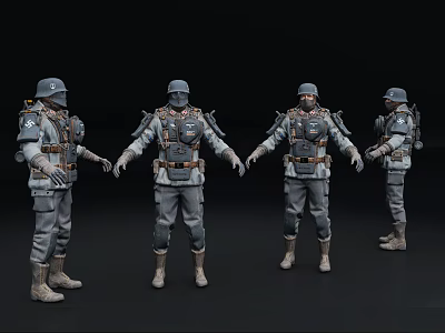 Modern Soldier Special Forces 3d model Modern Soldier Special Forces 3d model