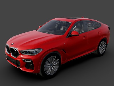 BMW Car BMW SUV BMW X6 BMW X6 3d model