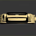Stylish Fashion Watch Accessory with Black Leather Strap Gold Case and Pink Dial