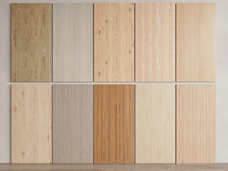 Solid wood veneer wall panel wall veneer wood veneer background wall wood board solid wood veneer 3d model