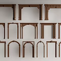 Wooden Door Arches With Various Decorative Designs And Architectural Styles