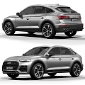 Sporty Audi SUV Exterior Design With Front Face And Rear End Features