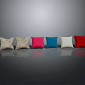 Colorful Decorative Throw Pillows In Various Hues For Home Living Spaces
