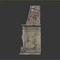 Traditional Fireplace Design With Brick Chimney And Ornate Carved Stone Mantel Details