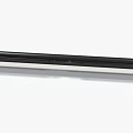 Black Metal Rod With Triangular Prongs And End Cap