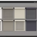 Different Types Of Roller Blinds With Various Colors And Textures