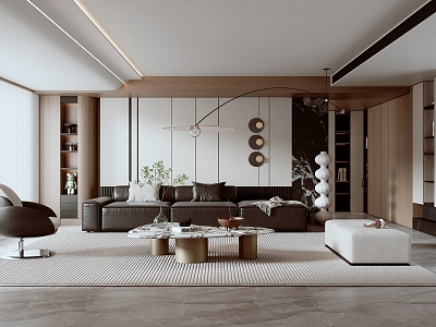 modern living room model