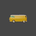Vintage Colorful Classic Van Cars Featuring Retro Design And Various Models
