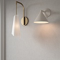 West Elm wall lamp metal wall lamp combination 3d model