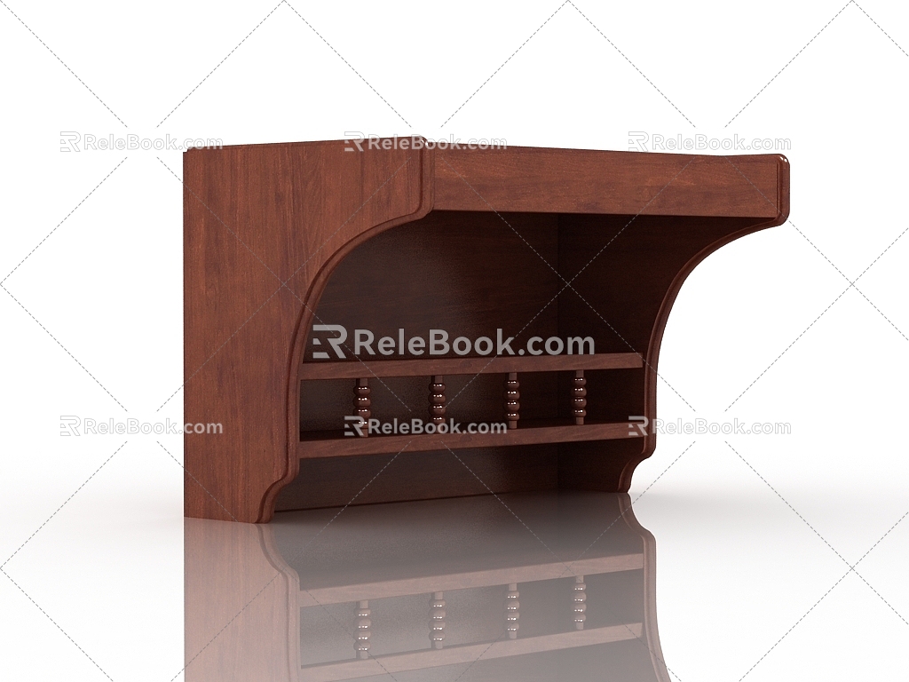 Modern seasoning rack 3d model