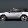 Modern Silver SUV With Rugged Design Roof Rack And Off Road Style