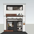 Modern OASIS Storefront with Bird Decor Glass Windows and Meyer Frontier Syrah Signage