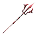 Devil Trident Ancient Weapon Weapon Long Handle Weapon Spear PBR Material Cold Weapon Game Equipment 3d model