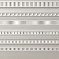 Various Gypsum Molding Designs for Interior Decoration and Home Renovation