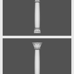 Modern Roman Column 3d model