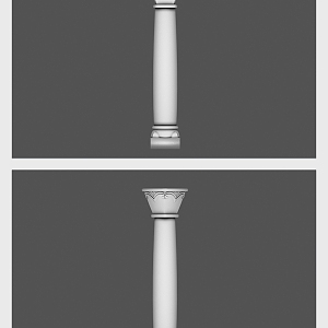 Modern Roman Column 3d model