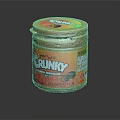 CRUNKY Chocolate Spread Jar With Crunchy Texture Rich Flavor Delicious For Snacks