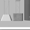 Four Different Designed Range Hoods As Modern Kitchen Appliances Hanging On White Background