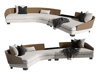 Minotti Multiplayer Sofa 3d model