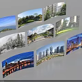Aerial Planning View Showcasing Urban Cityscape Green Areas And Building Designs