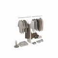 Elegant Neutral Tones Clothes With Cotton Tops Silk Dresses And Leather Handbags