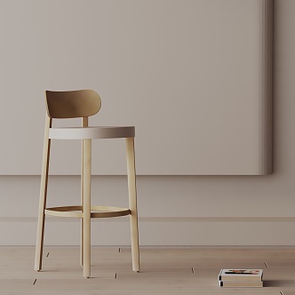 Modern Bar Chair 3d model