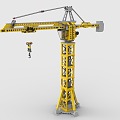 Lego toy building blocks big crane engineering truck 3d model