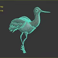 Modern Birds 3d model