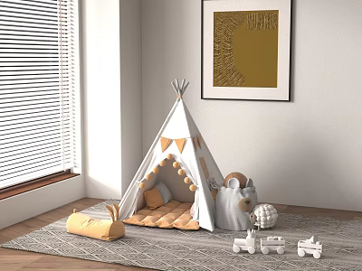 Modern Children's Paradise 3d model