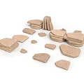 Brown Sculpture Carving Stone Slabs In Various Shapes And Sizes
