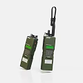 Green Military Style Doorbell Devices With Handheld Design Antenna And Keypad