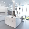 Experimental side station Vientiane extraction hood laboratory 3d model