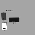 Minotli Wall Mounted Kitchen Appliances In Black And White For Modern Kitchen
