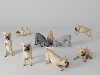 The Modern Dog 3d model