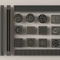 Various Drain Grate Designs With Different Shapes And Patterns For Floors