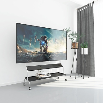 Modern TV mobile stand 3d model