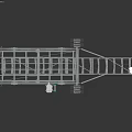 Blue Mobile Conveyor Belt Equipment With Industrial Frame And Wheels