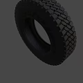 Goodyear Tire With 28575R16 Size And Aggressive Tread Pattern Design 3d model
