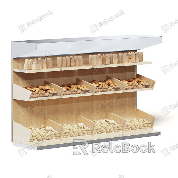 Modern display cabinet shelf model