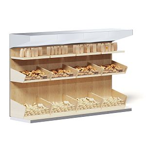 Modern display cabinet shelf 3d model