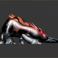 Lizard Anime Lizard Cartoon Lizard Reptile Cold Blooded Animal Reptile 3d model