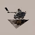 The Russian Tank 3d model